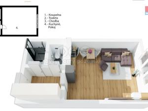 Prodej bytu 1+kk, Havířov - Šumbark, Letní, 30 m2
