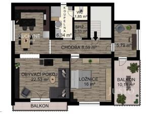 Prodej rodinného domu, Písek, Na Rozmezí, 90 m2