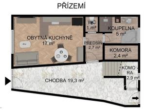 Prodej rodinného domu, Písek, Na Návsi, 95 m2