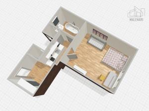 Prodej bytu 1+kk, Praha - Vinohrady, náměstí Jiřího z Lobkovic, 36 m2