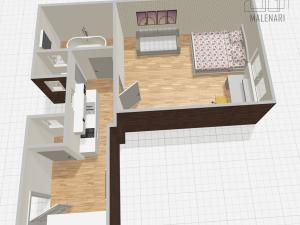 Prodej bytu 1+kk, Praha - Vinohrady, náměstí Jiřího z Lobkovic, 36 m2