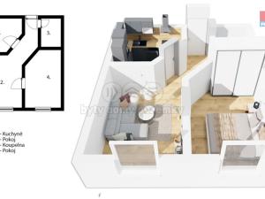 Prodej bytu 2+kk, Kladno - Kročehlavy, Holandská, 39 m2