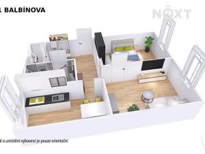 Prodej bytu 2+1, Šumperk, Balbínova, 54 m2
