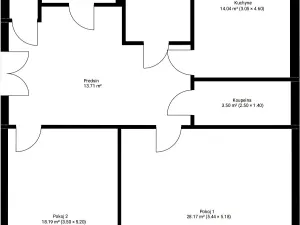 Prodej bytu 2+1, Brno, Skácelova, 91 m2