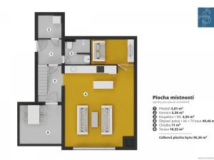 Prodej bytu 2+kk, Šestajovice, Komenského, 106 m2