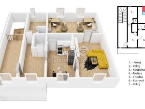 Prodej bytu 3+1, Ohnišov, 110 m2