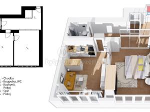 Prodej bytu 2+kk, Praha - Holešovice, Heřmanova, 67 m2