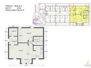 Prodej bytu 2+kk, Břeclav, 62 m2