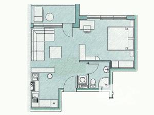 Prodej bytu 1+kk, Nesebar, Bulharsko, 50 m2