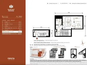 Prodej bytu 1+kk, Praha - Nusle, Bělehradská, 49 m2