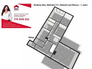 Prodej rodinného domu, Hluboká nad Vltavou, Nádražní, 226 m2