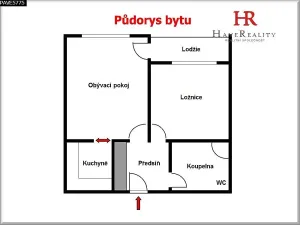 Pronájem bytu 2+kk, Benešov, Pod Lihovarem, 38 m2