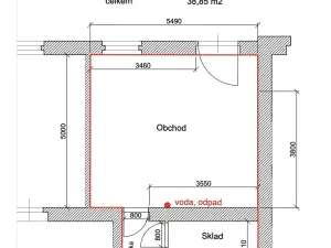 Pronájem obchodního prostoru, Hradec Králové, Pospíšilova, 28 m2