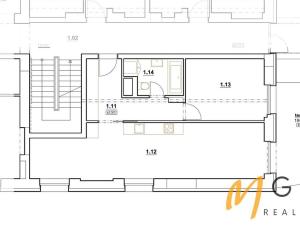 Pronájem bytu 2+kk, Ústí nad Orlicí, Vrbenského, 59 m2