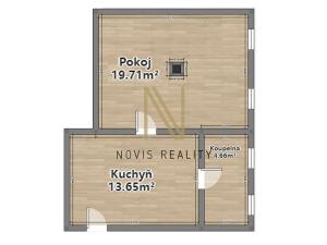 Pronájem bytu 1+1, Plzeň, Denisovo nábřeží, 33 m2