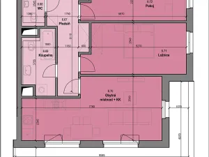 Prodej bytu 3+kk, České Budějovice, Branišovská, 73 m2