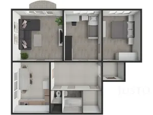 Prodej bytu 3+1, Písek, Smrkovická, 69 m2