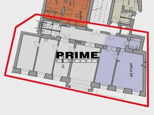 Pronájem kanceláře, Praha - Nové Město, Spálená, 164 m2