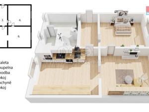 Prodej bytu 2+1, Kolín - Kolín II, Mikoláše Alše, 48 m2