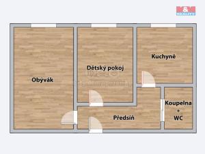 Prodej bytu 2+1, Opava - Kateřinky, Rolnická, 51 m2