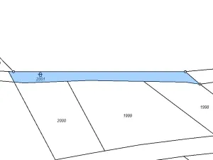 Dražba pole, Smidary, 950 m2