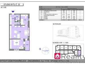 Prodej bytu 3+kk, Pohořelice, Znojemská, 67 m2