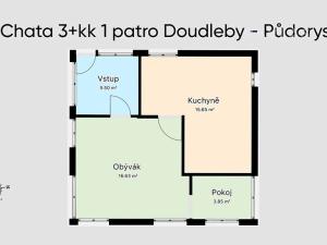 Prodej chaty, Doudleby, 61 m2