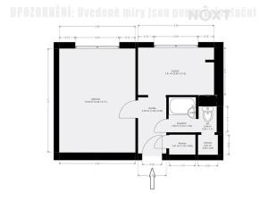 Pronájem bytu 1+1, Heřmanův Městec, V Lukách, 34 m2