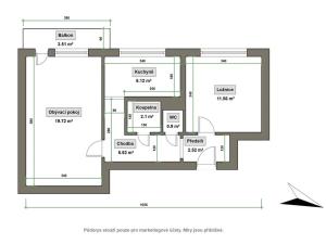 Pronájem bytu 2+1, Zlín, třída Svobody, 51 m2