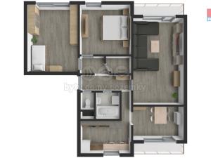 Prodej bytu 4+1, České Budějovice, Prachatická, 79 m2