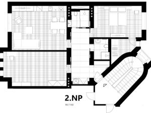 Pronájem bytu 3+kk, Hradec Králové, Šafaříkova, 101 m2