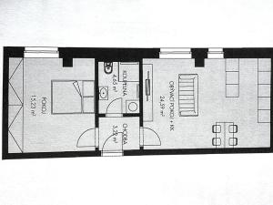 Pronájem bytu 2+kk, Třešť, Wolkerova, 50 m2