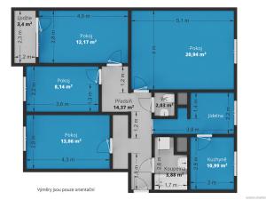 Prodej bytu 4+1, Praha - Hlubočepy, Dreyerova, 84 m2