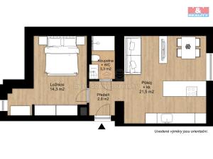 Prodej bytu 2+kk, Praha - Hloubětín, Konzumní, 45 m2