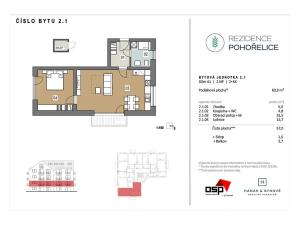 Pronájem bytu 2+kk, Pohořelice, U Kasáren, 61 m2