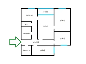 Pronájem bytu 4+1, Ostrava, Horymírova, 83 m2
