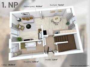 Prodej rodinného domu, Krupka, K Háječku, 103 m2