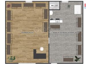 Pronájem obchodního prostoru, Církvice - Jakub, 100 m2