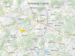 Prodej louky, Neurazy - Nová Ves u Nepomuka, 6998 m2