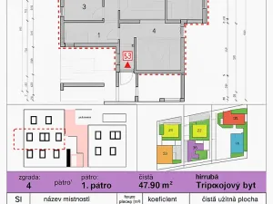 Prodej bytu 3+kk, Grebaštica, Chorvatsko, 47 m2