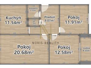 Prodej bytu 3+1, Pernarec, 75 m2