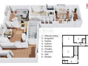 Prodej rodinného domu, Kopidlno, Husova, 87 m2