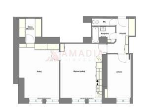 Pronájem bytu 3+kk, Praha - Žižkov, Ambrožova, 67 m2