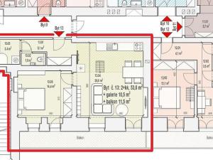 Pronájem bytu 2+kk, Strakonice - Strakonice II, Na Dubovci, 53 m2