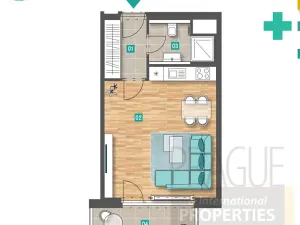 Pronájem bytu 1+kk, Praha - Chodov, Donovalská, 35 m2