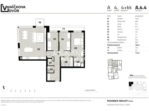 Prodej bytu 4+kk, Kralupy nad Vltavou, Husova, 105 m2