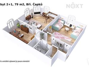 Prodej bytu 2+1, Šumperk, Bří. Čapků, 79 m2