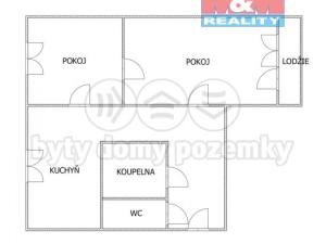 Prodej bytu 2+1, Ostrava - Poruba, náměstí Družby, 57 m2