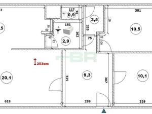Prodej bytu 3+1, Praha - Prosek, Vysočanská, 79 m2