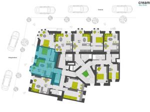 Pronájem bytu 2+kk, Praha - Holešovice, Ovenecká, 54 m2
